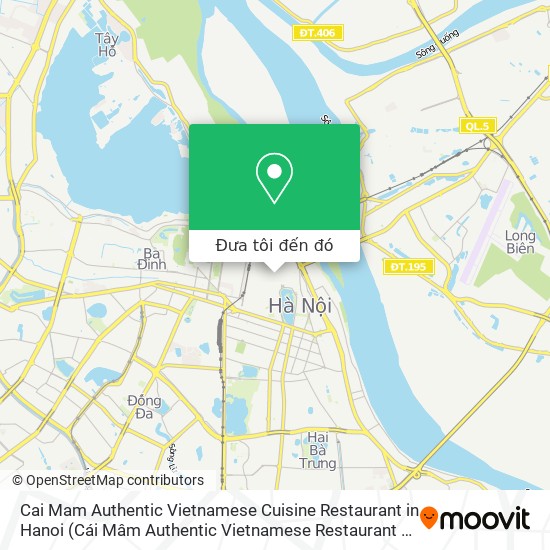 Bản đồ Cai Mam Authentic Vietnamese Cuisine Restaurant in Hanoi