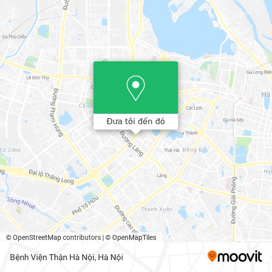 Bản đồ Bệnh Viện Thận Hà Nội