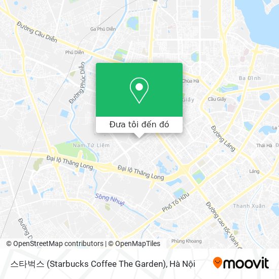 Bản đồ 스타벅스 (Starbucks Coffee The Garden)