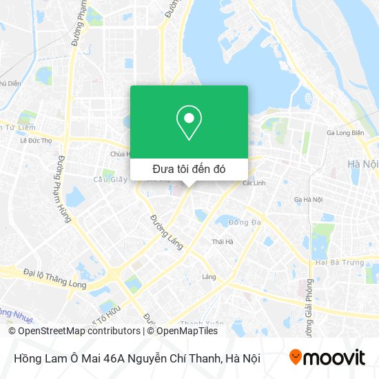 Bản đồ Hồng Lam Ô Mai 46A Nguyễn Chí Thanh