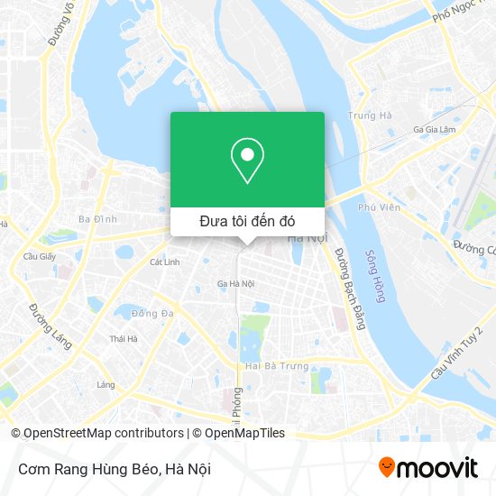 Bản đồ Cơm Rang Hùng Béo