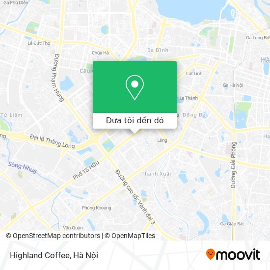 Bản đồ Highland Coffee
