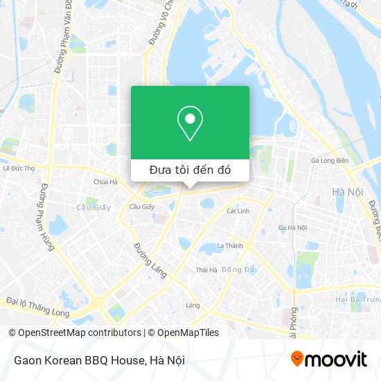 Bản đồ Gaon Korean BBQ House