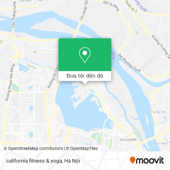 Bản đồ california fitness & yoga