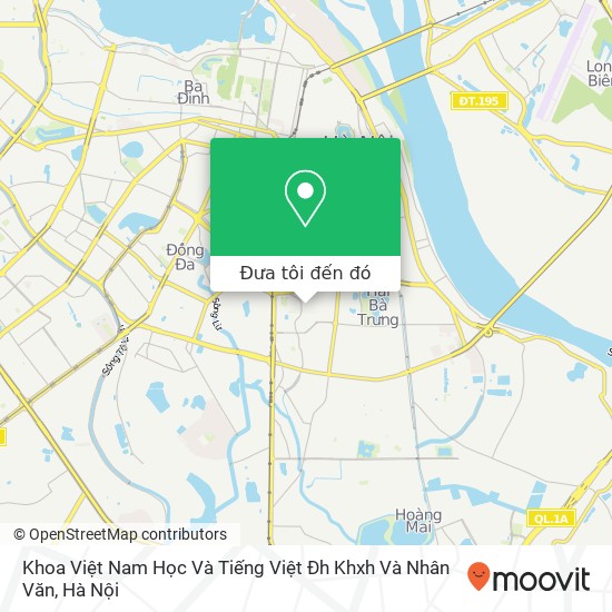 Bản đồ Khoa Việt Nam Học Và Tiếng Việt Đh Khxh Và Nhân Văn