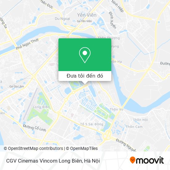 Bản đồ CGV Cinemas Vincom Long Biên