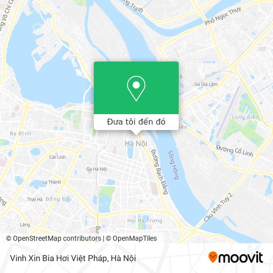 Bản đồ Vinh Xin Bia Hơi Việt Pháp