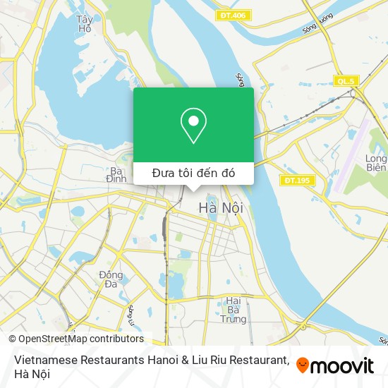 Bản đồ Vietnamese Restaurants Hanoi & Liu Riu Restaurant