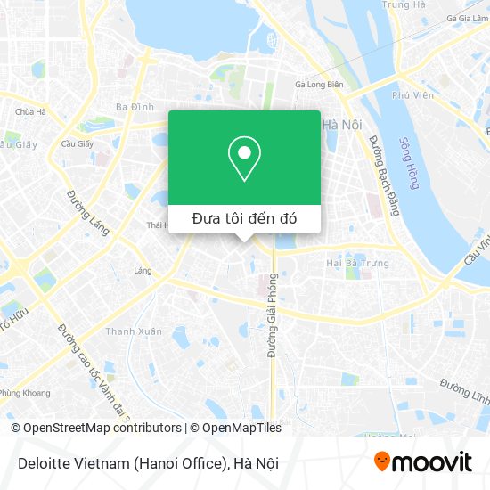 Bản đồ Deloitte Vietnam (Hanoi Office)