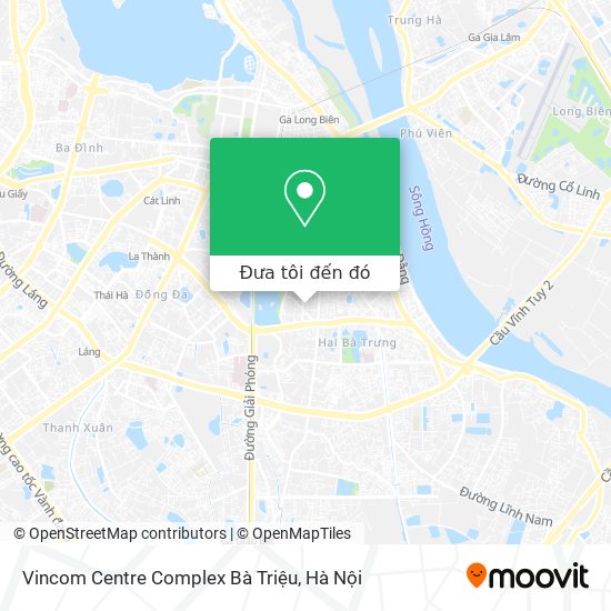Bản đồ Vincom Centre Complex Bà Triệu