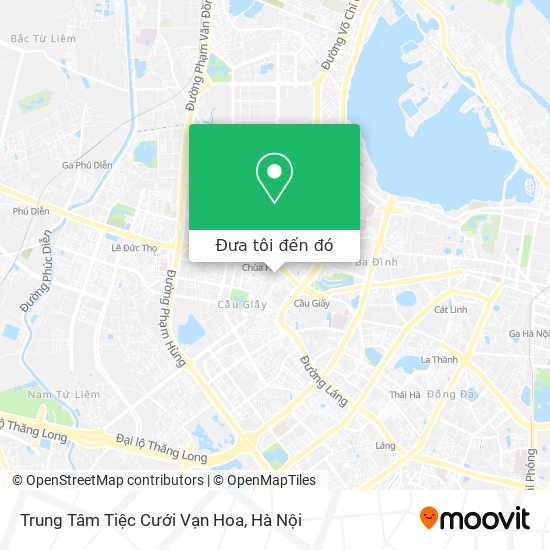 Bản đồ Trung Tâm Tiệc Cưới Vạn Hoa