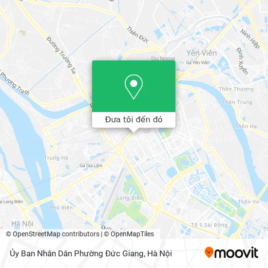 Bản đồ Ủy Ban Nhân Dân Phường Đức Giang