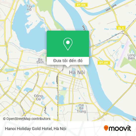 Bản đồ Hanoi Holiday Gold Hotel