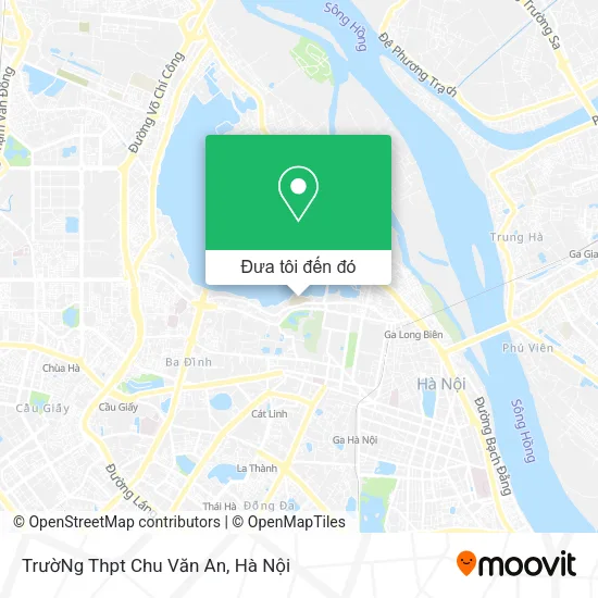 Bản đồ TrườNg Thpt Chu Văn An