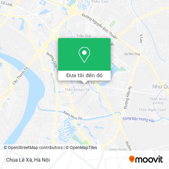 Bản đồ Chùa Lê Xá