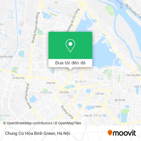 Bản đồ Chung Cư Hòa Bình Green