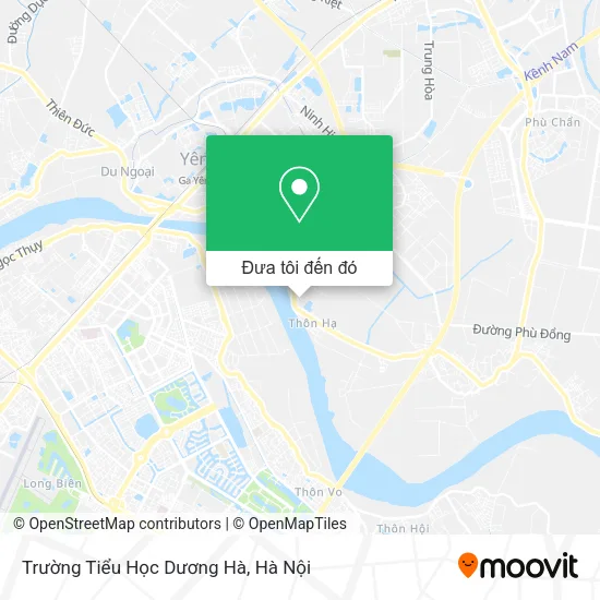 Bản đồ Trường Tiểu Học Dương Hà