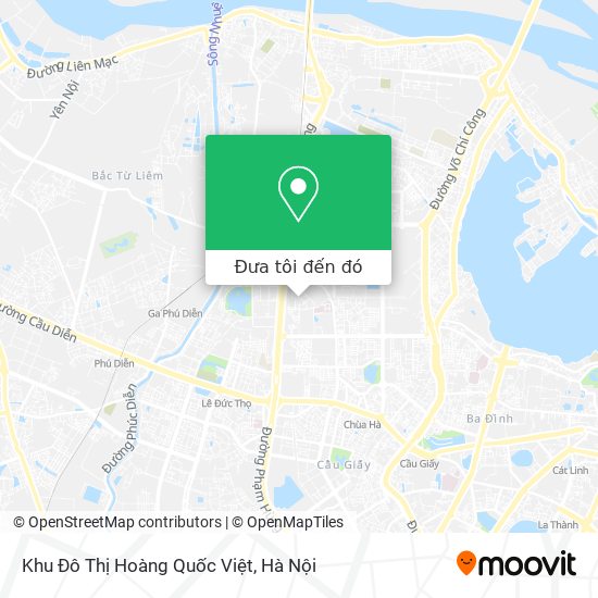Bản đồ Khu Đô Thị Hoàng Quốc Việt