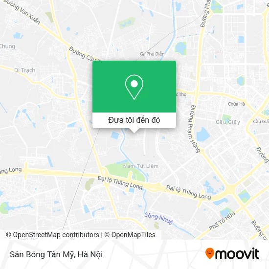 Bản đồ Sân Bóng Tân Mỹ