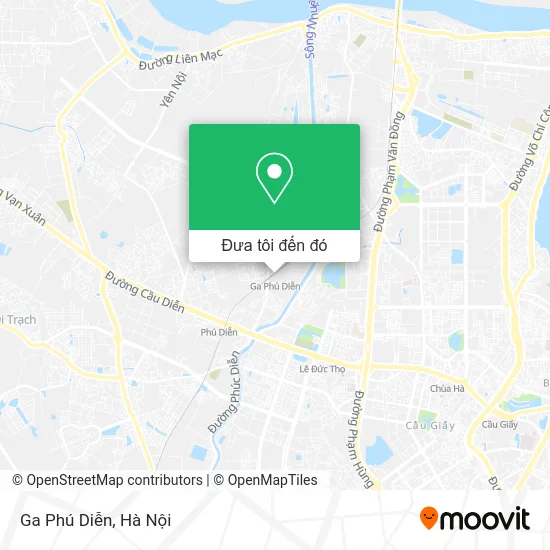 Bản đồ Ga Phú Diễn