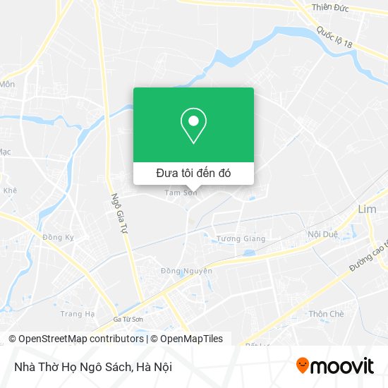 Bản đồ Nhà Thờ Họ Ngô Sách