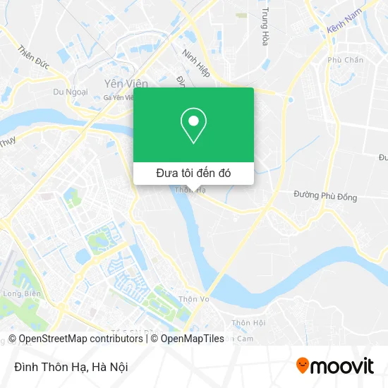 Bản đồ Đình Thôn Hạ