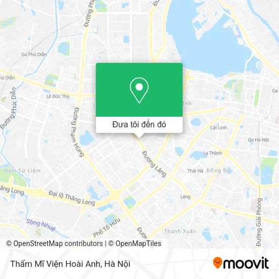 Bản đồ Thẩm Mĩ Viện Hoài Anh