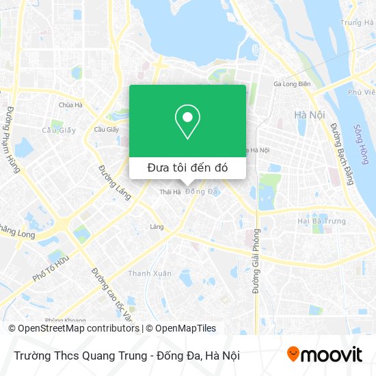 Bản đồ Trường Thcs Quang Trung - Đống Đa