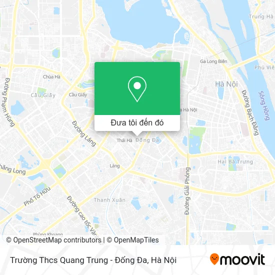 Bản đồ Trường Thcs Quang Trung - Đống Đa