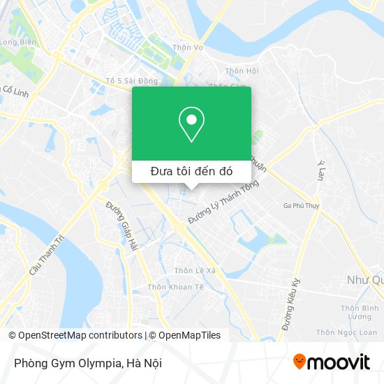 Bản đồ Phòng Gym Olympia