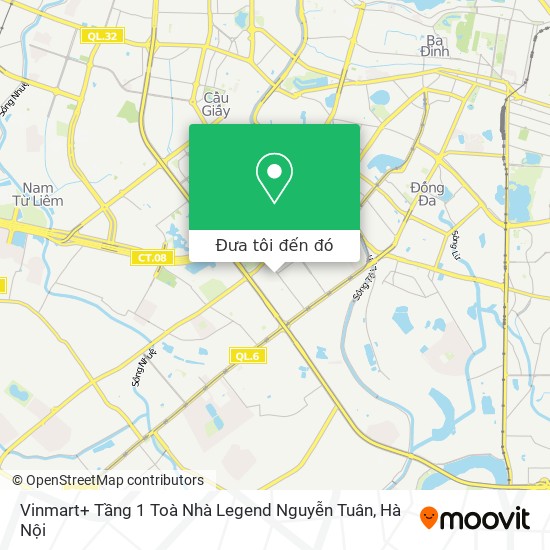 Bản đồ Vinmart+ Tầng 1 Toà Nhà Legend Nguyễn Tuân
