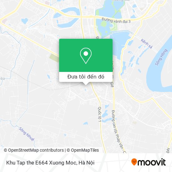 Bản đồ Khu Tap the E664 Xuong Moc