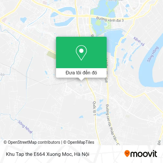 Bản đồ Khu Tap the E664 Xuong Moc
