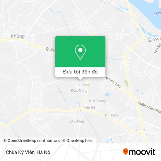 Bản đồ Chùa Kỳ Viên