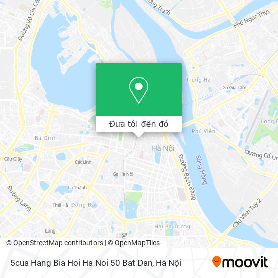 Bản đồ 5cua Hang Bia Hoi Ha Noi 50 Bat Dan