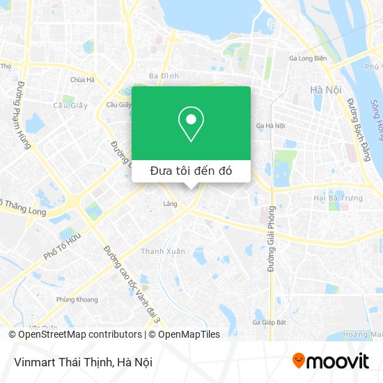 Bản đồ Vinmart Thái Thịnh