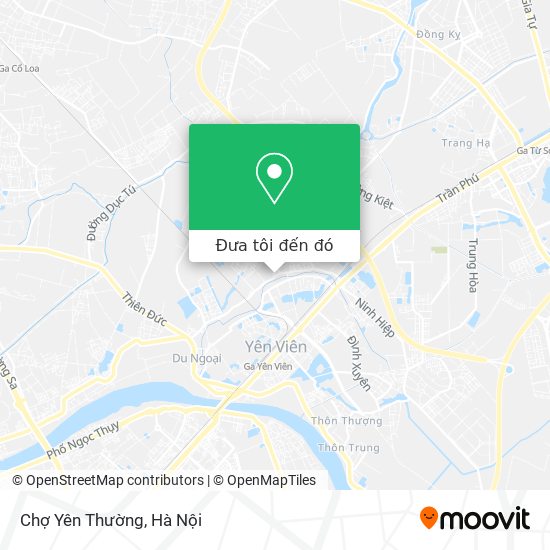 Bản đồ Chợ Yên Thường