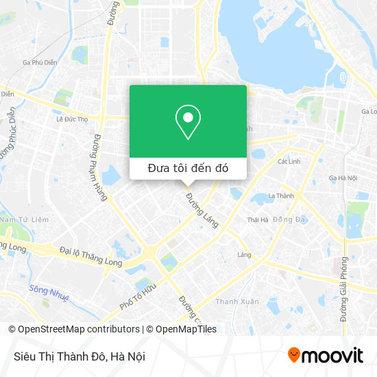 Bản đồ Siêu Thị Thành Đô