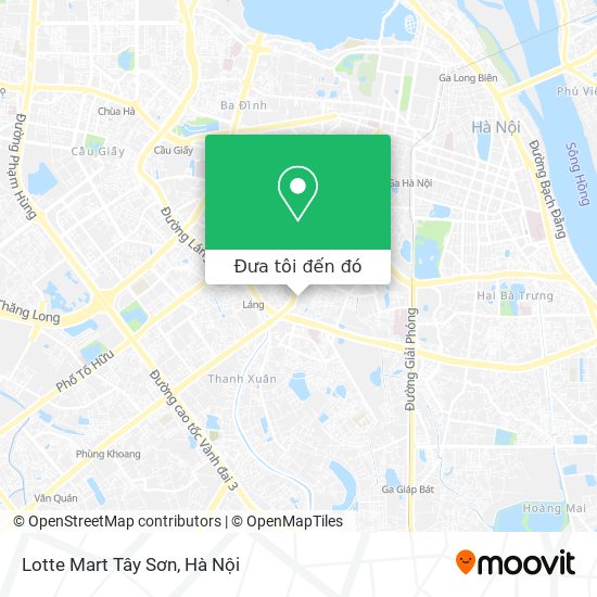 Bản đồ Lotte Mart Tây Sơn