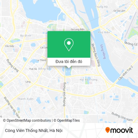 Bản đồ Công Viên Thống Nhất