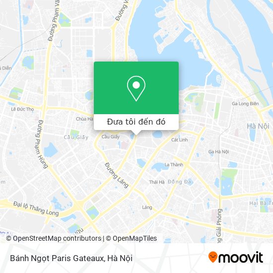 Bản đồ Bánh Ngọt Paris Gateaux