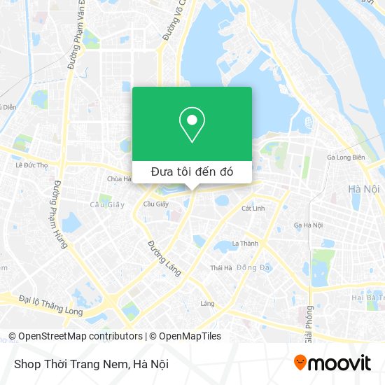 Bản đồ Shop Thời Trang Nem