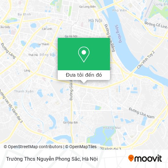 Bản đồ Trường Thcs Nguyễn Phong Sắc