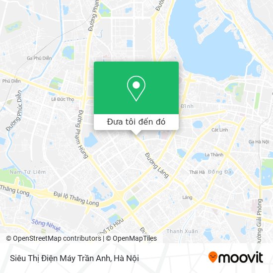 Bản đồ Siêu Thị Điện Máy Trần Anh