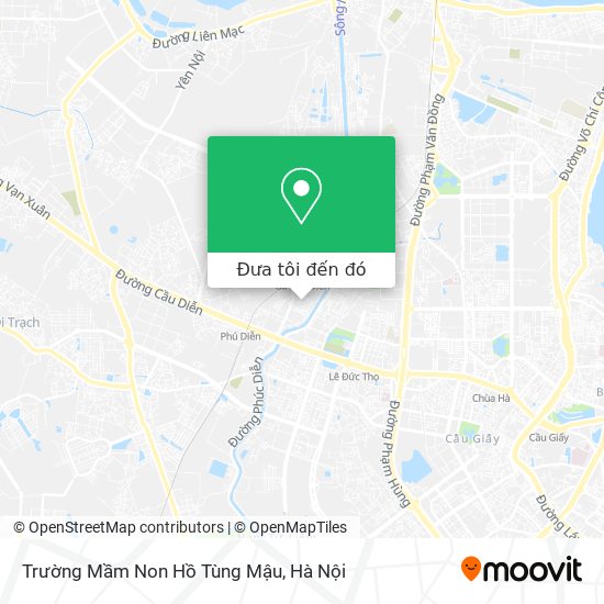 Bản đồ Trường Mầm Non Hồ Tùng Mậu