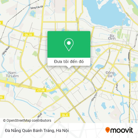 Bản đồ Đà Nẵng Quán Bánh Tráng
