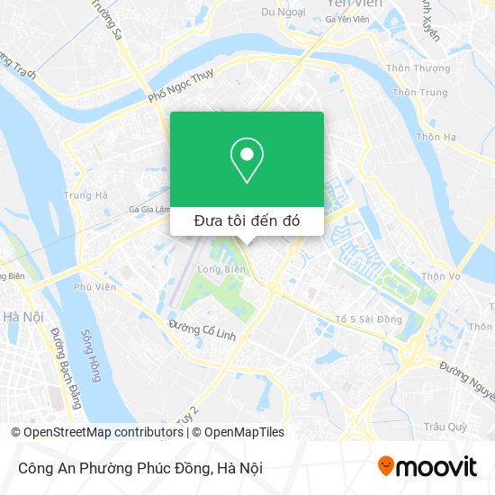 Bản đồ Công An Phường Phúc Đồng