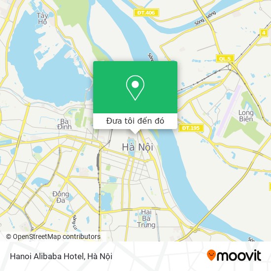 Bản đồ Hanoi Alibaba Hotel