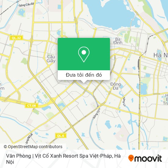 Bản đồ Văn Phòng | Vịt Cổ Xanh Resort Spa Việt-Pháp