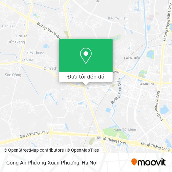 Bản đồ Công An Phường Xuân Phương